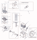 Page B Diagram and Parts List for VT631503 2005 Campbell Hausfeld Compressor